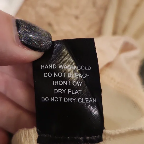 Haute Monde Sheer Beige Lace Bodysuit Size L, New With Tags! - Picture 5 of 9